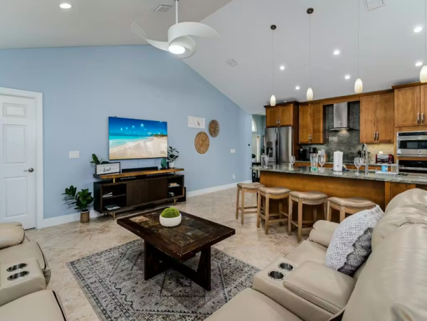 Dog-Friendly Waterfront Home with Private Pool in Marco Island, FL